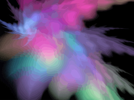  Illustration of digital fractalのイラスト素材