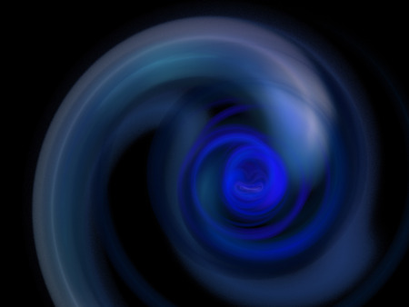Digital Fractal on Black