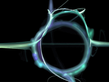 Vector Illustration of digital fractalのイラスト素材