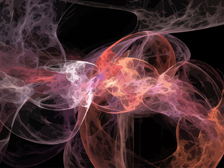 Illustration of digital fractalのイラスト素材