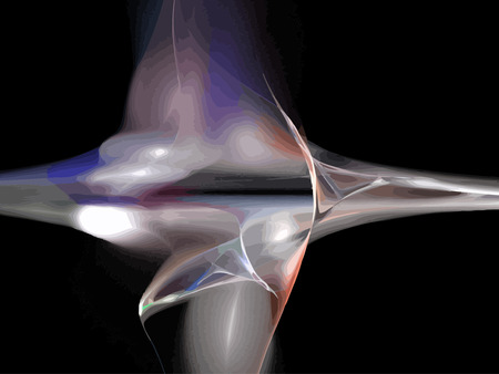 Vector Illustration of digital fractalのイラスト素材