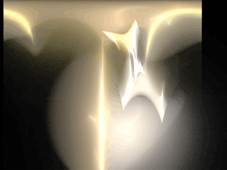 Vector Illustration of digital fractalのイラスト素材