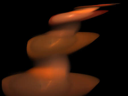 Digital Fractal on Blackの写真素材