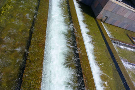 Water Over Graniteの写真素材