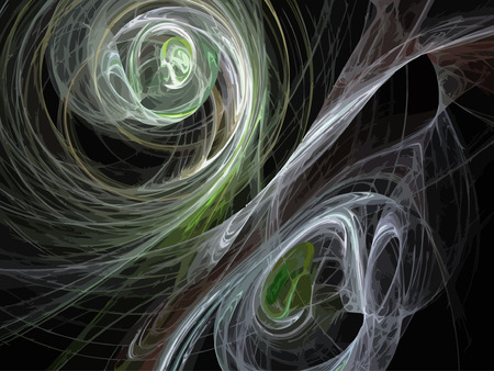 Vector Illustration of digital fractalのイラスト素材