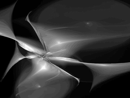 Vector Illustration of digital fractalのイラスト素材