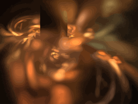 Vector Illustration of digital fractalのイラスト素材