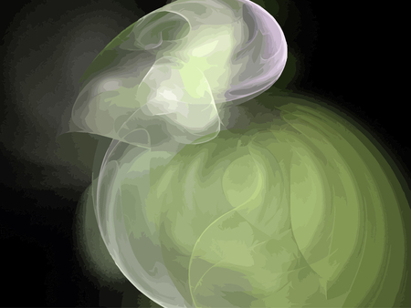 Vector Illustration of digital fractalのイラスト素材