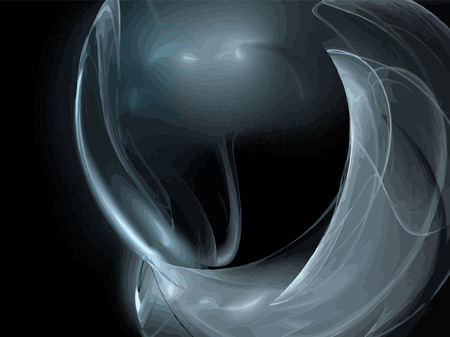 Vector Illustration of digital fractalのイラスト素材