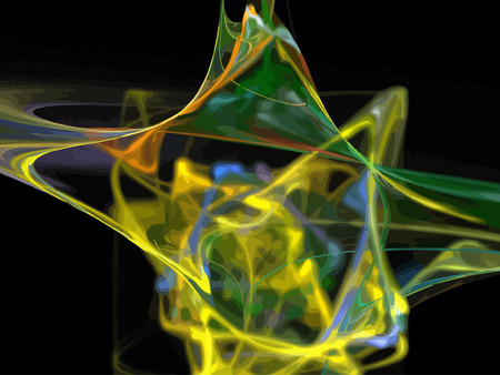 Illustration of digital fractalのイラスト素材