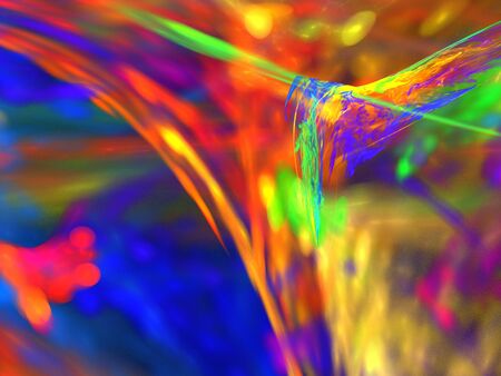 Digital Fractal on Black