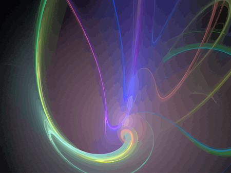 Vector Illustration of digital fractalのイラスト素材