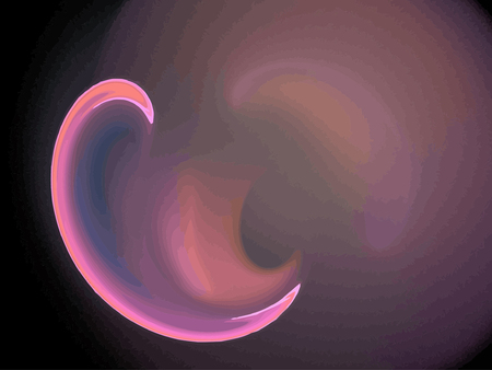 Vector Illustration of digital fractalのイラスト素材