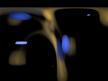 Digital Fractal on Blackの写真素材