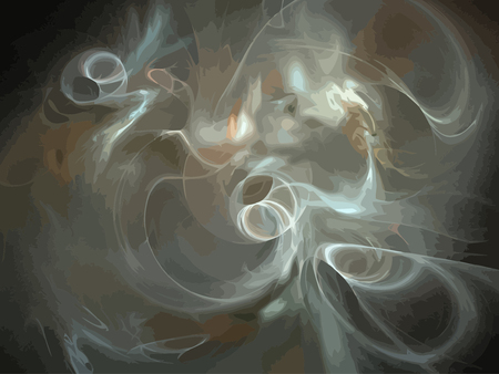 Illustration of digital fractalのイラスト素材