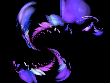 Illustration of digital fractalのイラスト素材