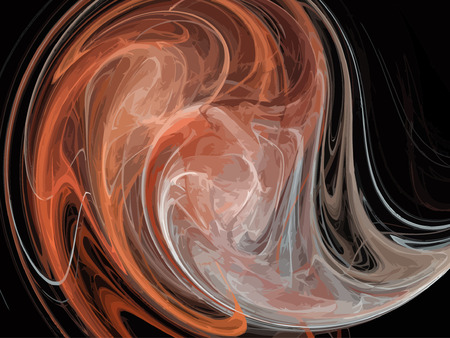 Illustration of digital fractalのイラスト素材