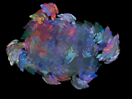 Illustration of digital fractalのイラスト素材