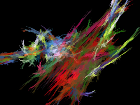 Illustration of digital fractalのイラスト素材