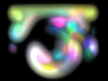 Illustration of digital fractalのイラスト素材