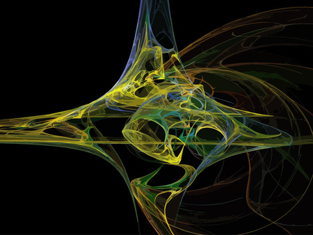 Illustration of digital fractalのイラスト素材