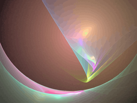 Vector Illustration of digital fractalのイラスト素材