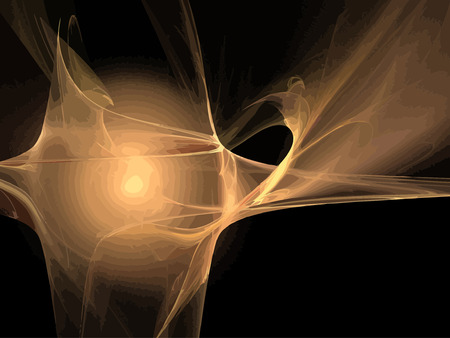 Vector Illustration of digital fractalのイラスト素材