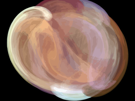 Vector Illustration of digital fractalのイラスト素材