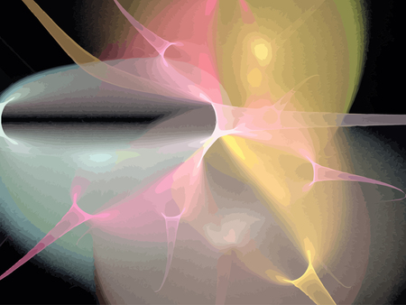 Illustration of digital fractalのイラスト素材