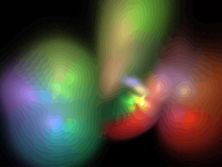 Illustration of digital fractalのイラスト素材