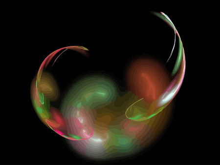 Illustration of digital fractalのイラスト素材