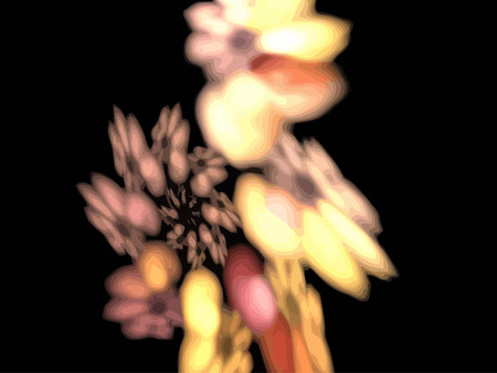 Illustration of digital fractalのイラスト素材