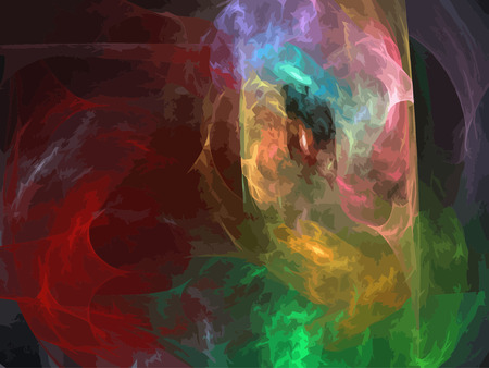 Illustration of digital fractalのイラスト素材