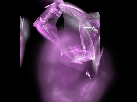 Illustration of digital fractalのイラスト素材