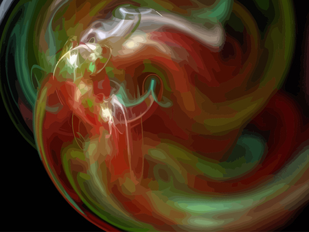 Illustration of digital fractalのイラスト素材