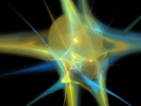 Illustration of digital fractalのイラスト素材