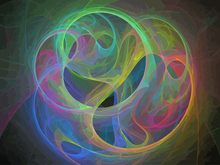 Illustration of digital fractalのイラスト素材