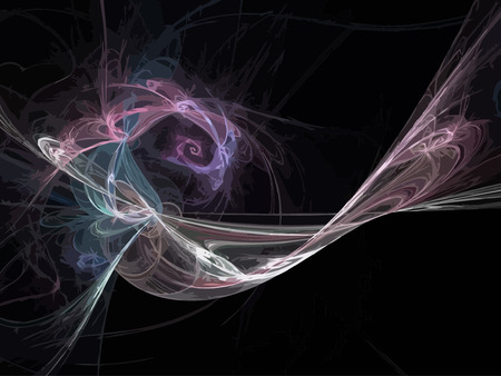 Illustration of digital fractalのイラスト素材