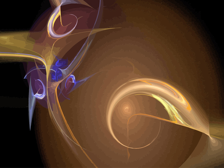 Illustration of digital fractalのイラスト素材