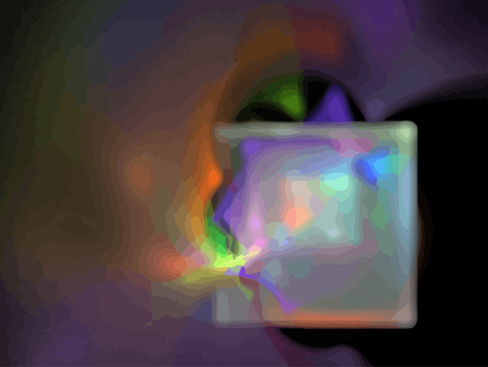 Illustration of digital fractalのイラスト素材