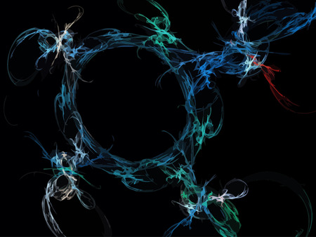 Illustration of digital fractalのイラスト素材