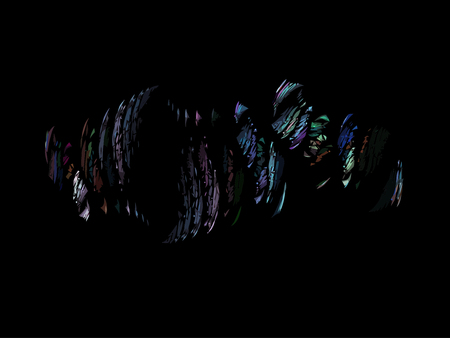 Illustration of digital fractal