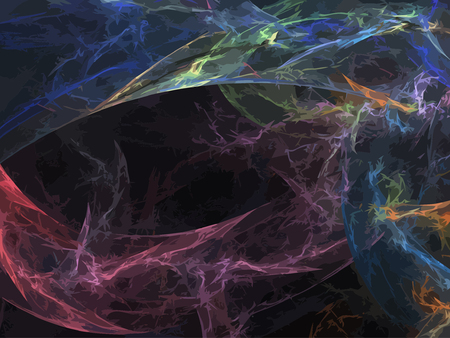 Illustration of digital fractalのイラスト素材