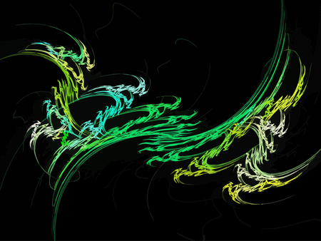 Illustration of digital fractalのイラスト素材