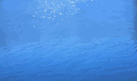 glare on waterのイラスト素材