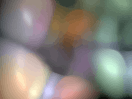 Digital Fractal on Black Colorのイラスト素材