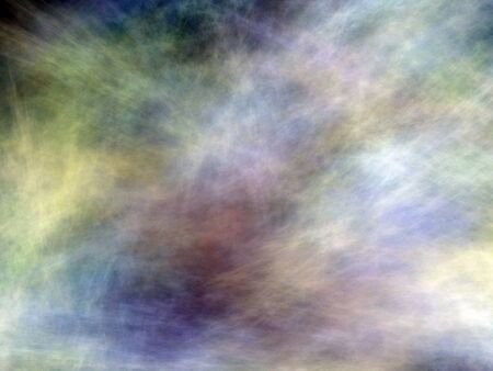 image of one Digital Fractal on Black Colorの写真素材