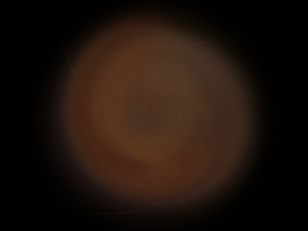 image of one Digital Fractal on Black Colorの写真素材