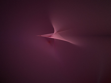 image of one Digital Fractal on Black Colorの写真素材
