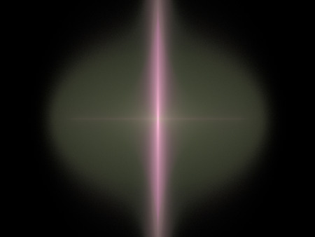 image of one Digital Fractal on Black Color